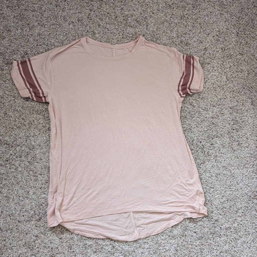 American Eagle Oversized Soft & Sexy Tee Shirt Pink Small